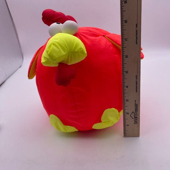 Vintage Playskool Awesome Toss 'Ems Rooster Puffalump 9" 1992 Plush Stuffed Toy - Picture 5 of 10